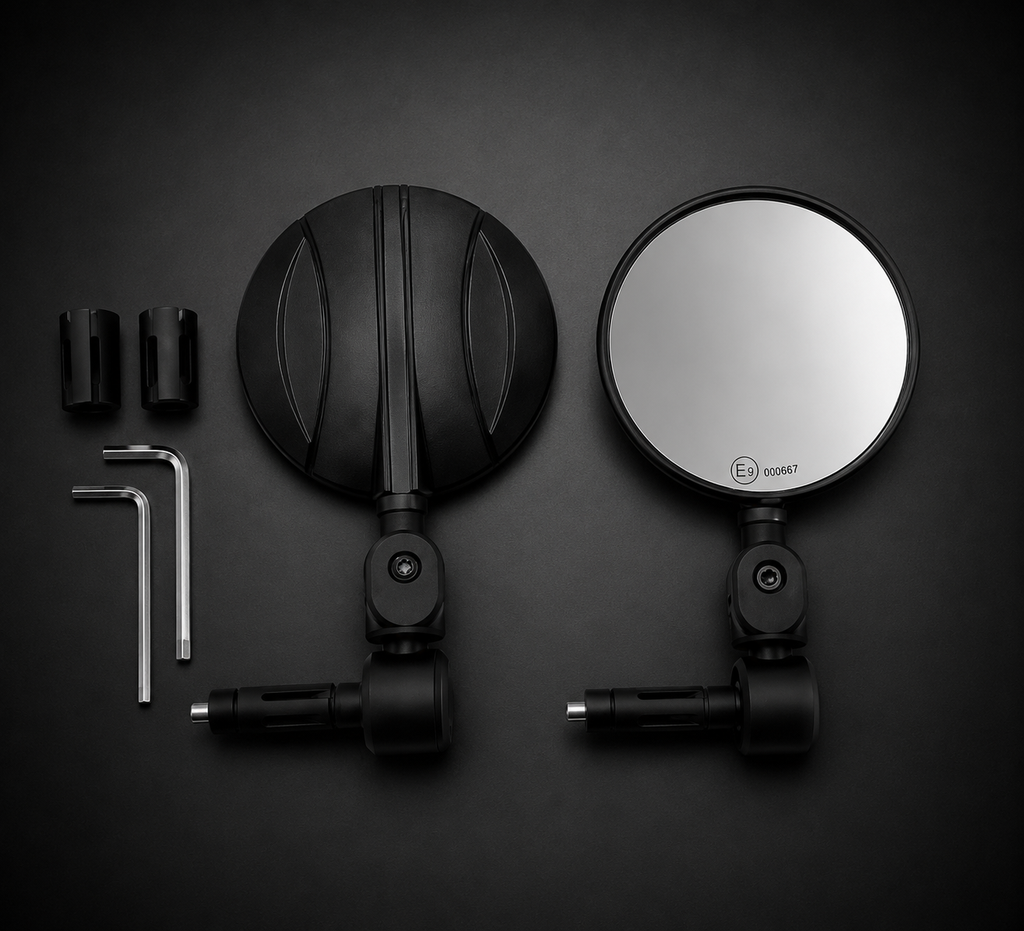 Universal Rotating Handlebar Mirror – Bike/Motorcycle