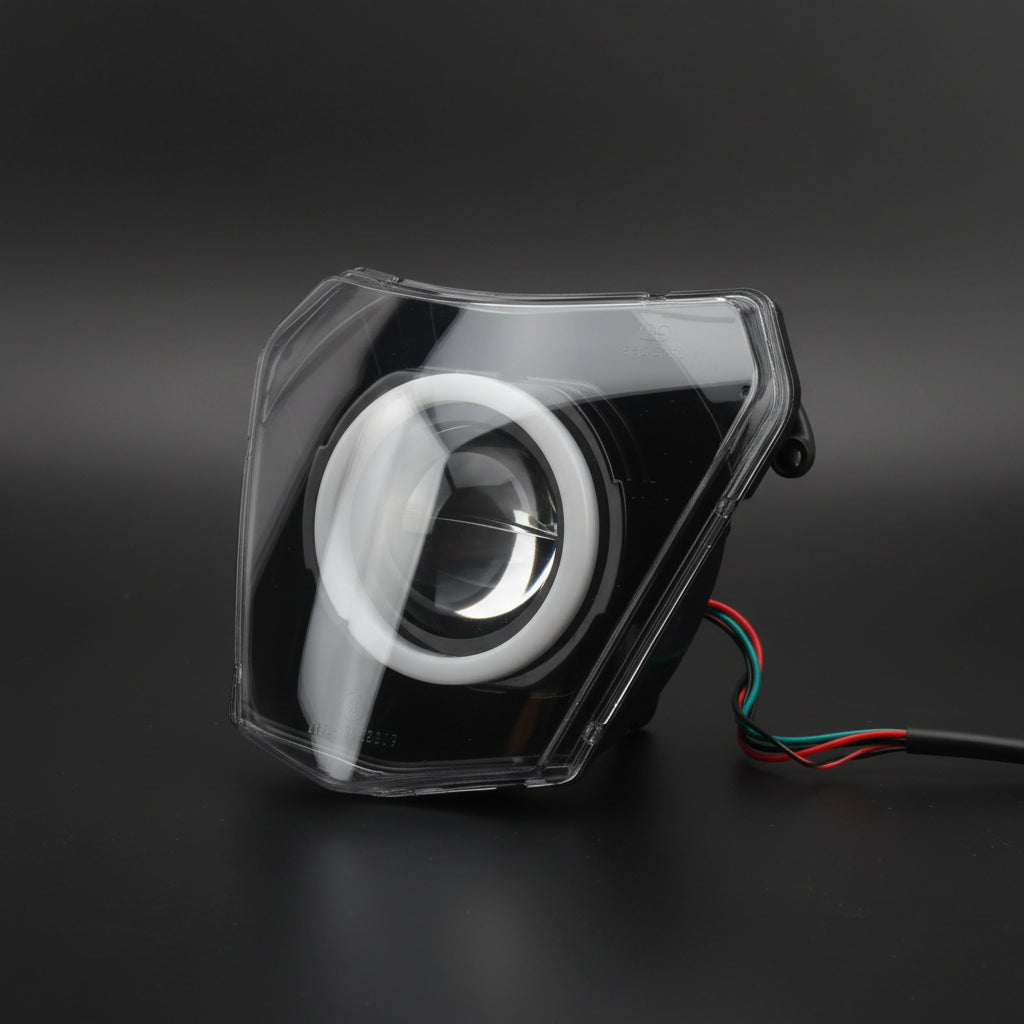 KTM LED Headlight Angel Eye