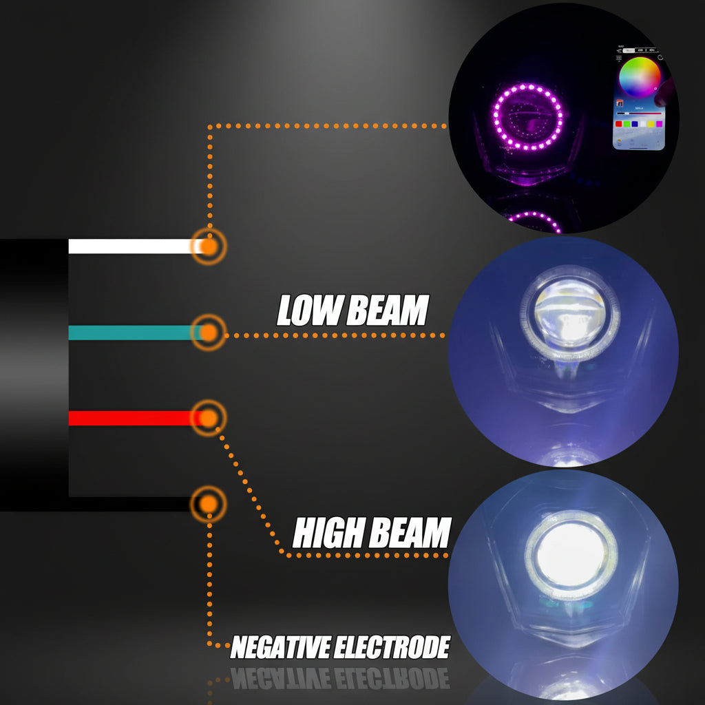 KTM LED Headlight 3-options