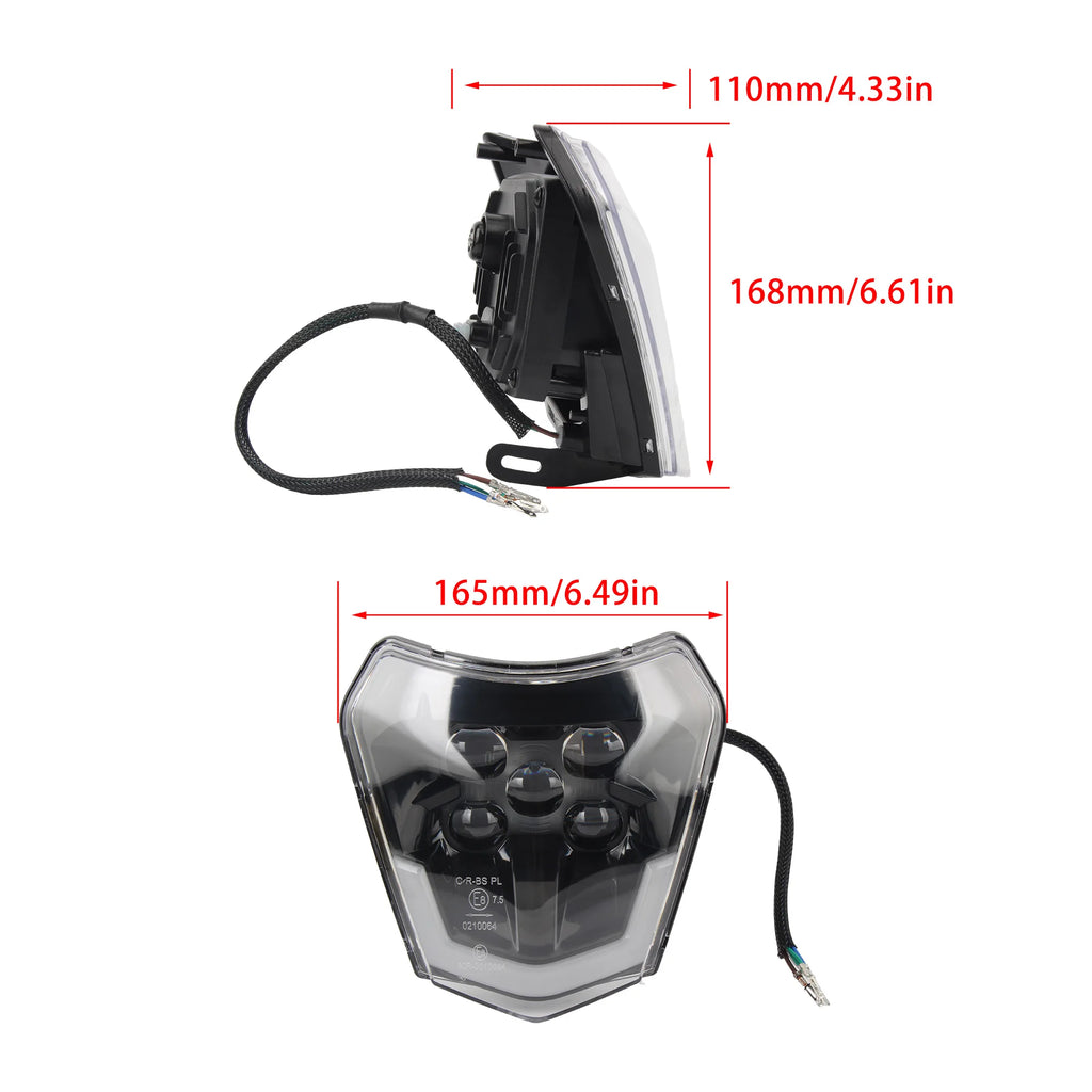 KTM LED Headlight – EXC/SX/XC 125-500 (2014-2023)