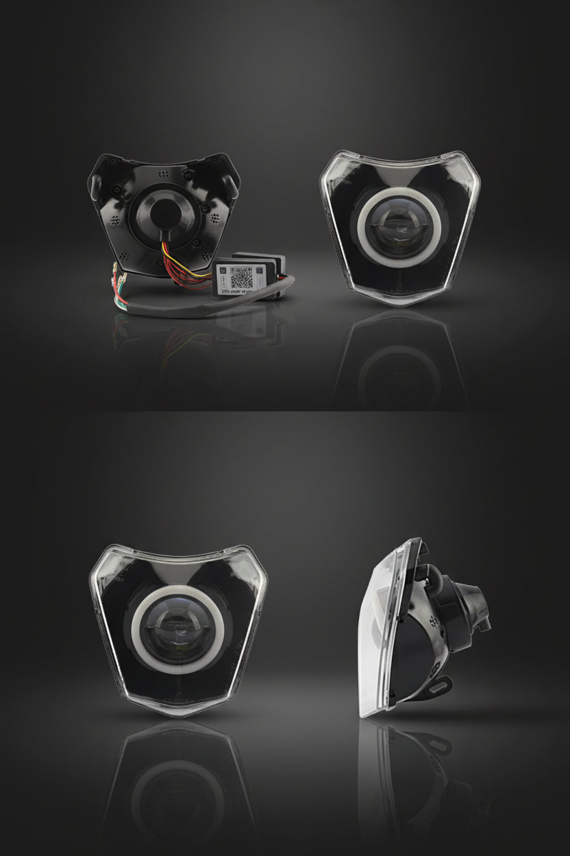 KTM LED Headlight Angel Eye